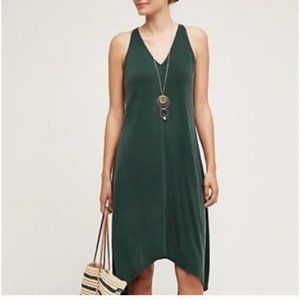 Anthropologie Green Midi Dress